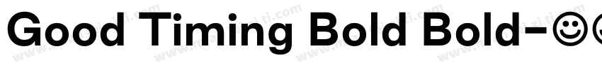 Good Timing Bold Bold字体转换